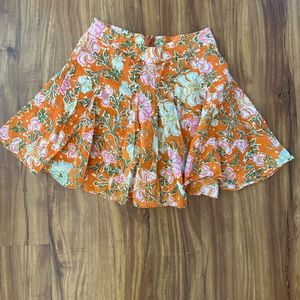 Free people floral skirt